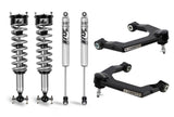 2019-2025 GM 1500 3" Performance Ball Joint Leveling Kit W/ Fox 2.0 Performance Series Coilover Front Shocks and Monotube Rear Shocks (210-P0874)