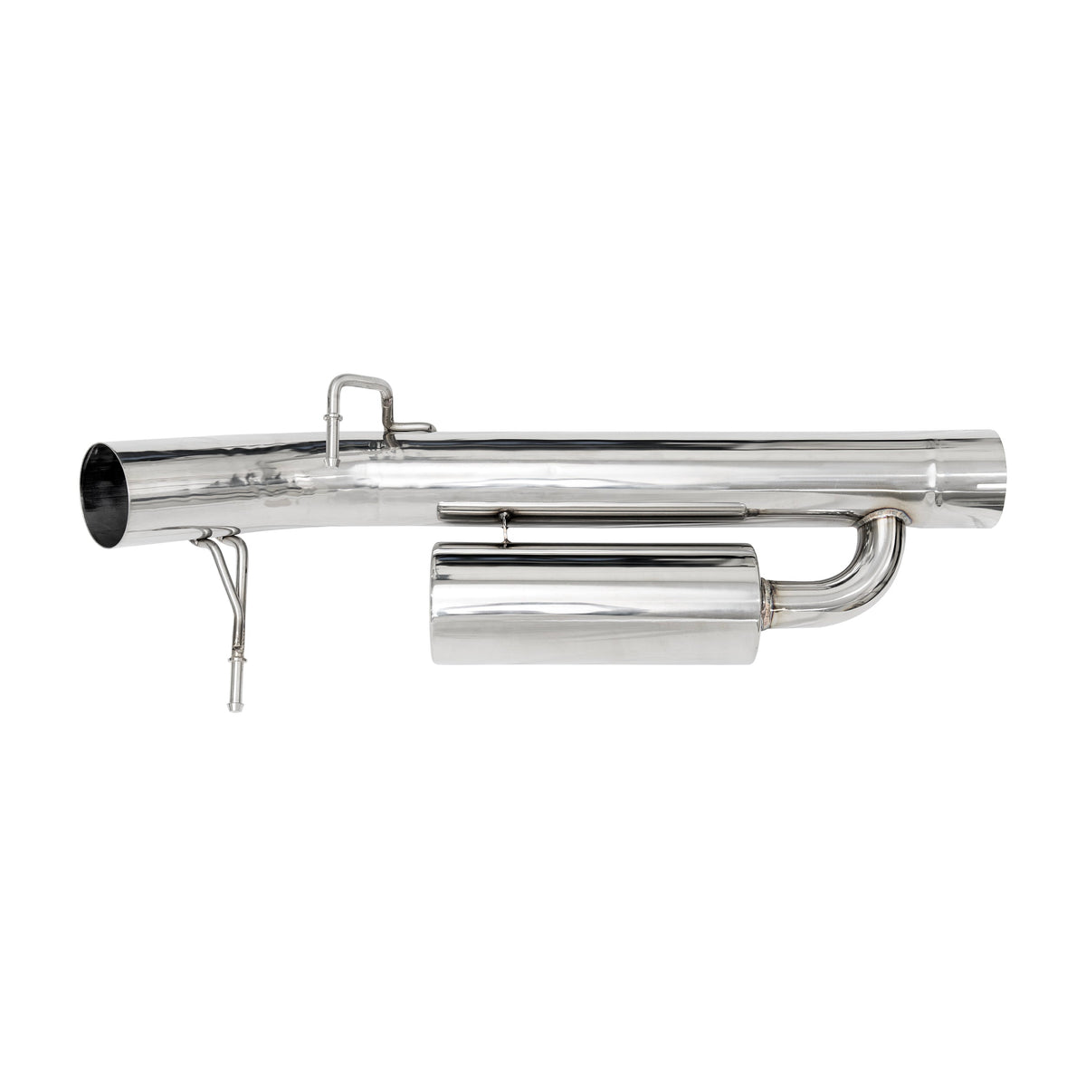 PPE 2019-2025 GM 1500 4.3L/5.3L Cat-Back Exhaust Single Exit Raw w/ Black Tips