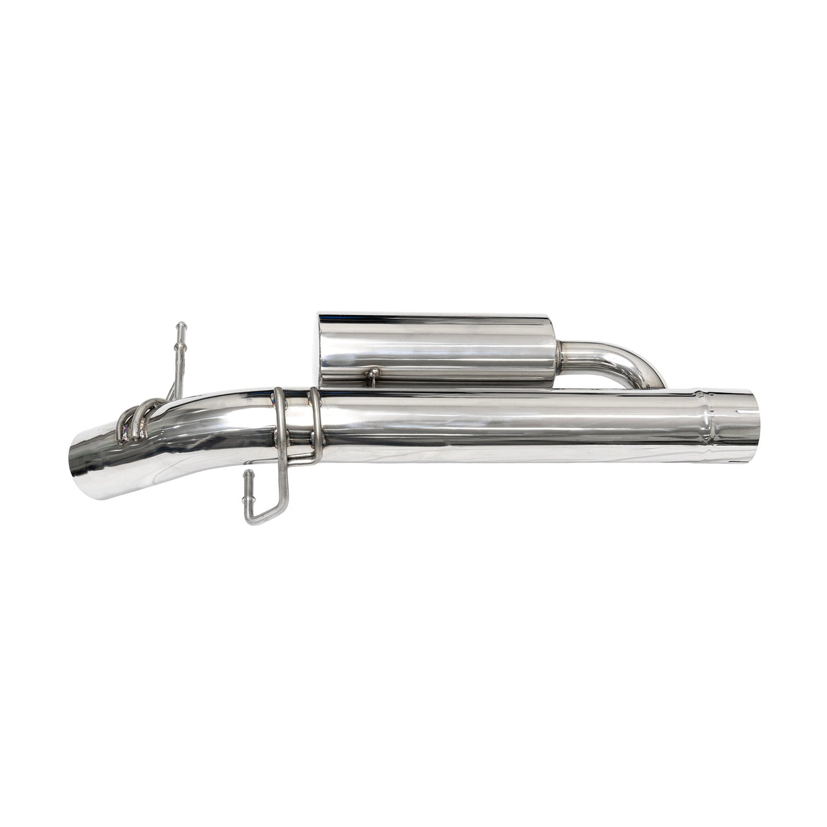 PPE 2019-2025 GM 1500 4.3L/5.3L Cat-Back Exhaust Single Exit Raw w/ Black Tips