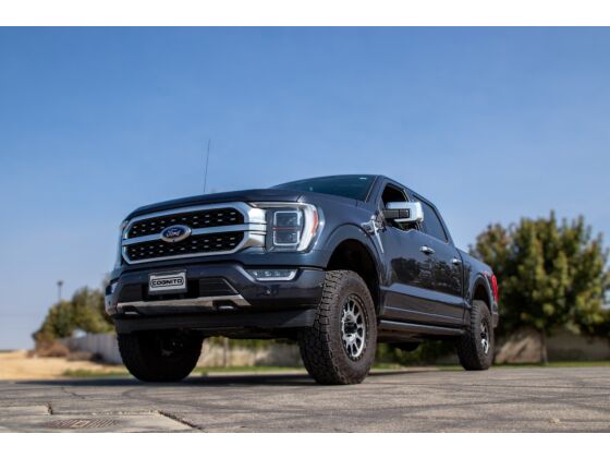 2021-2025 F-150 2.5" Elite Leveling Kit W/ Elka Reservoir Shocks Front - View 4 | Dirty Garage