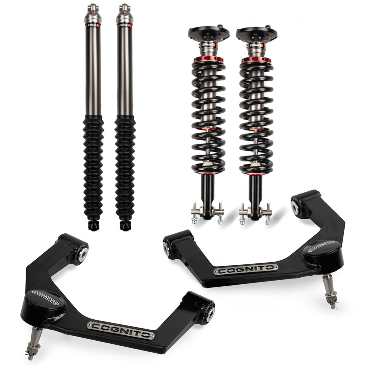 2021-2025 F-150 2.5" Performance Leveling Kit W/ Elka 2.0 IFP Coilovers Front (220-P1136)