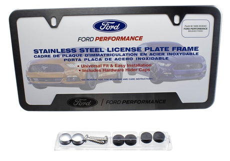 Universal Stainless Steel Ford Performance License Plate Frame - View 6 | Dirty Garage