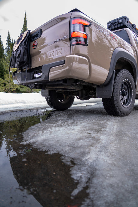 2022-2023 Frontier 3.8L 3" Cat Back Turndown Exit Street Profile Aluminized Steel - View 4 | Dirty Garage