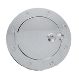 Rugged Ridge 07-18 Jeep Wrangler JK Stainless Steel Locking Gas Cap Door | Dirty Garage