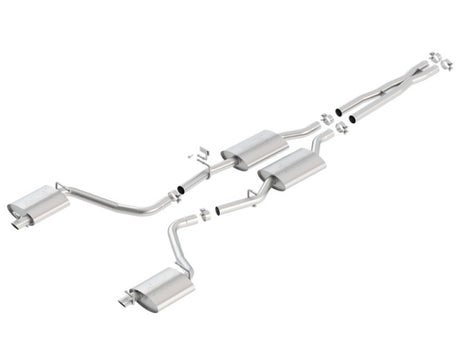 Borla 15-16 Dodge Charger 3.6L V6 ATAK Cat Back Exhaust (Uses Factory Valence) | Dirty Garage