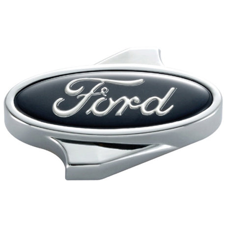 Universal Air Cleaner Nut w/Ford Logo - Chrome - View 2 | Dirty Garage