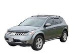 2003-2007 Murano Ventvisor Outside Mount Window Deflectors Smoke 4-Piece - View 3 | Dirty Garage
