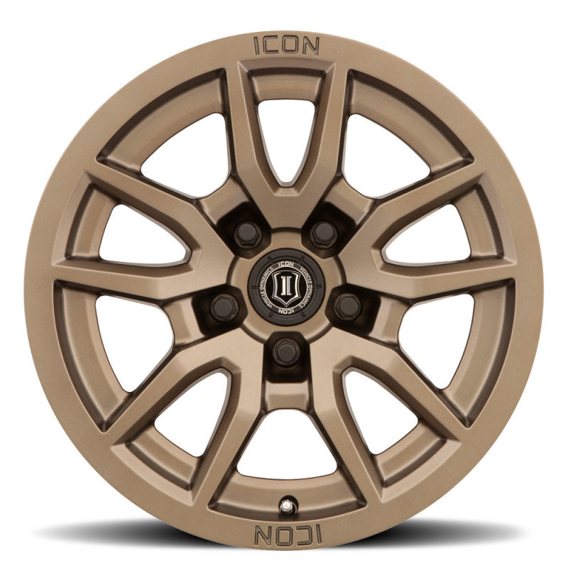 Universal Vector 5 17x8.5 5x150 25mm Offset 5.75" BS 110.1mm Bore Bronze Wheel - View 2 | Dirty Garage
