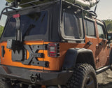 Rugged Ridge Spartacus HD Tire Carrier Kit 07-18 Jeep Wrangler - View 3 | Dirty Garage