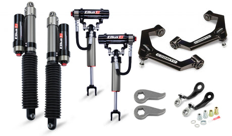 2011-2019 GM HD 3-Inch Elite Leveling Kit with Elka 2.5 Reservoir shocks / - Trucks