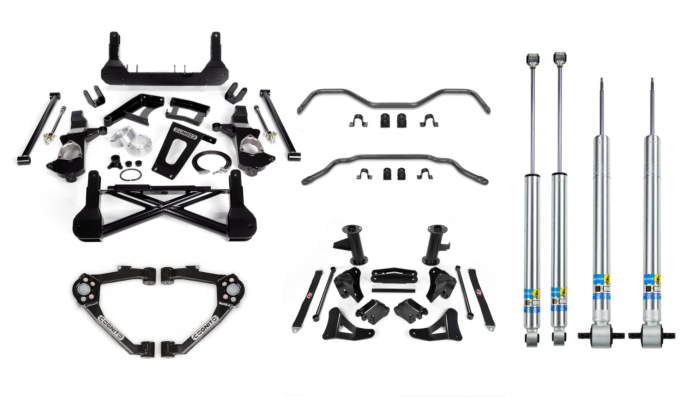 2014-2014 GM 1500 10-Inch Performance Lift Kit with Bilstein 5100 Series Shocks Suburban / Yukon XL With OEM Aluminum / Stamped Steel Upper Control Arms