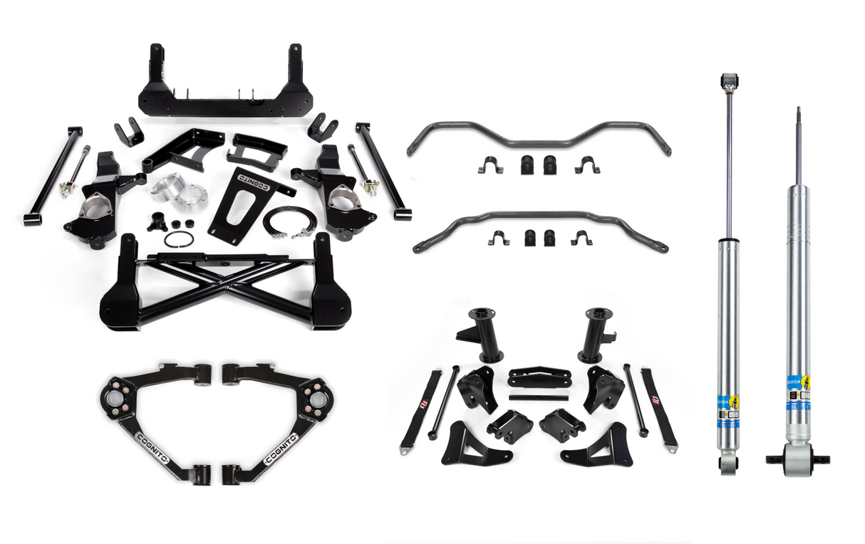 2014-2014 GM 1500 10-Inch Performance Lift Kit with Bilstein 5100 Series Shocks Suburban / Yukon XL with OEM Cast steel upper control arms