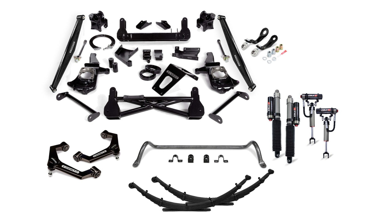 2011-2019 GM HD 7-Inch Elite Lift Kit with Elka 2.5 Shocks / Cognito Motorsports Truck