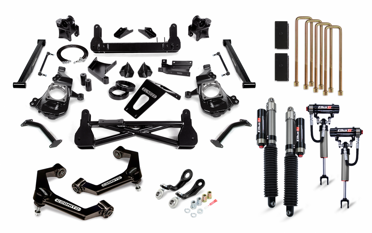2020-2022 GM HD 7-Inch Premier Lift Kit with Elka 2.5 Reservoir Shocks