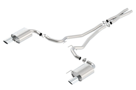 Borla Atak S Cat-Back 15-17 Ford Mustang GT 5.0L V8 MT/AT 2.5in pipe 4in tip | Dirty Garage
