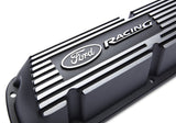 Universal Black Satin Valve Covers Racing EFI - View 4 | Dirty Garage