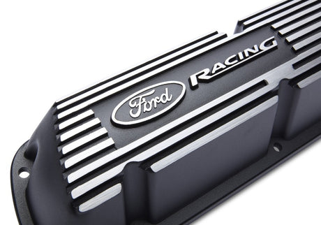 Universal Black Satin Valve Covers Racing EFI - View 4 | Dirty Garage