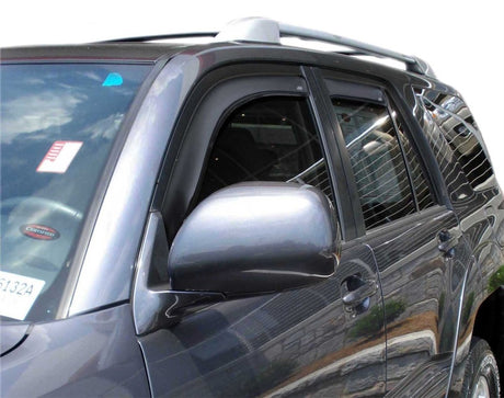 2003-2009 4Runner Ventvisor Front and Rear Window Deflectors Smoke 4-Piece - View 3 | Dirty Garage