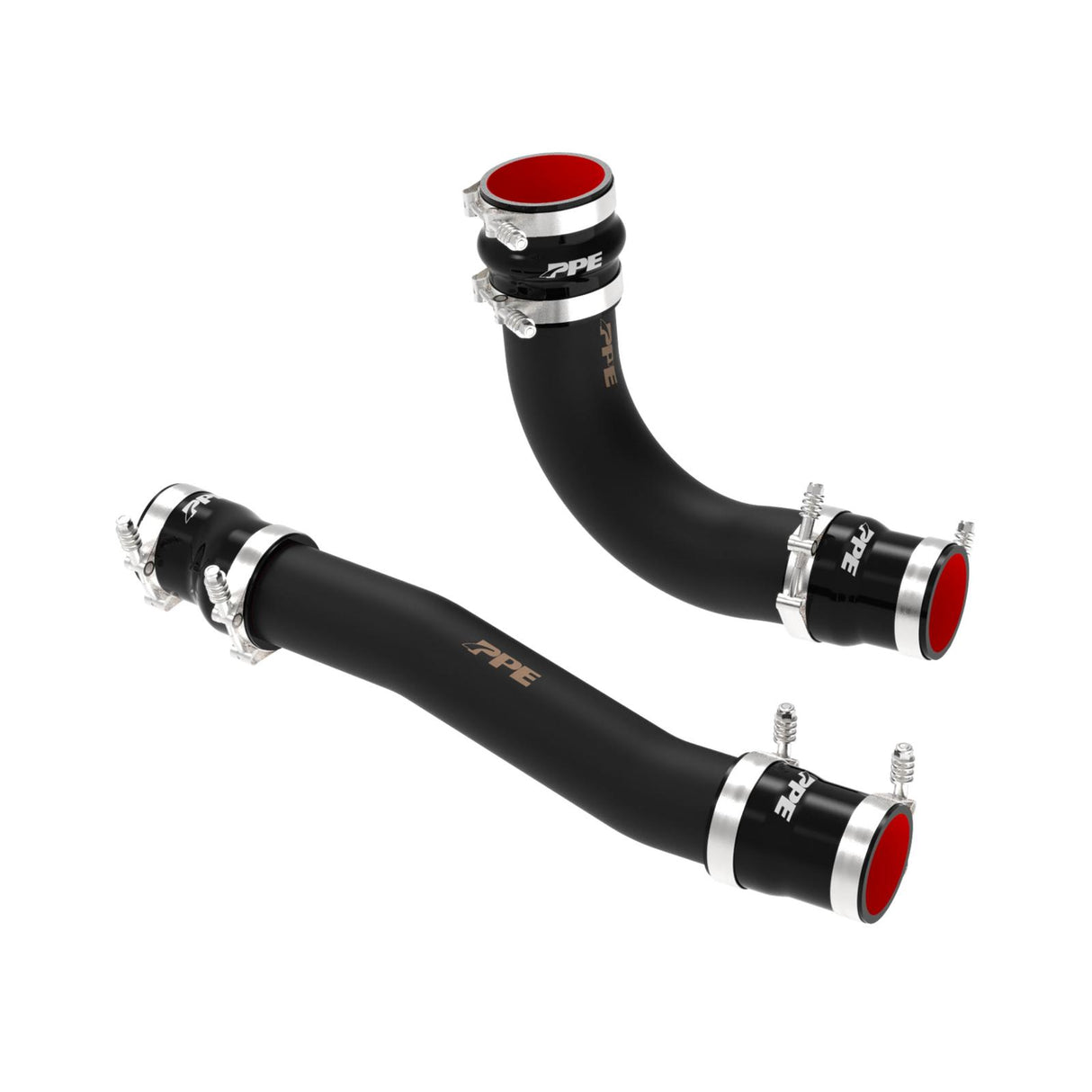 2010-2012 Cummins 6.7L Intercooler Charge Pipe Kit - Stainless Steel-Black | Dirty Garage