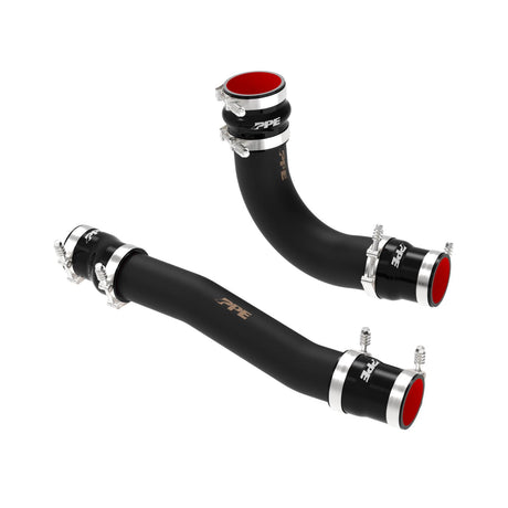 2010-2012 Cummins 6.7L Intercooler Charge Pipe Kit - Stainless Steel-Black | Dirty Garage