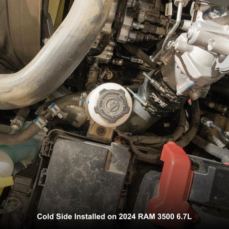 2019-2025 Ram HD 6.7L Cummins Hot and Cold Side Intercooler Charge Pipe Kit Polished - View 7 | Dirty Garage