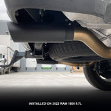 2019-2023 Ram 1500 1500 5.7L HEMI Cat Back Exhaust System Dual Exit Polished - View 3 | Dirty Garage