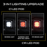2021-2023 F-150 Hitch Mount LED Pod Reverse Kit - View 5 | Dirty Garage