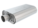 Borla CrateMuffler BBC 396/402/427 ATAK 2.5 inch ID Offset/Center 14in x 4.35in x 9in Oval Muffler | Dirty Garage