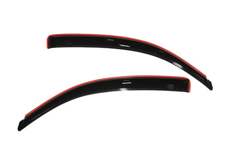 2005-2015 Tacoma Access Cab Ventvisor In-Channel Window Deflectors Smoke 2-Piece - View 8 | Dirty Garage