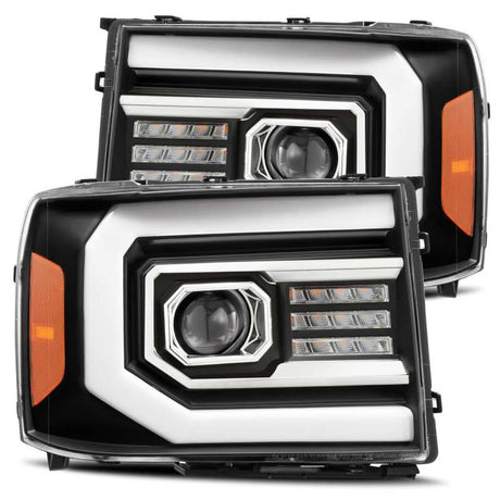 2007-2013 GM HD Pro-Series Projector Black Headlights Active Light Sequential Signal | Dirty Garage
