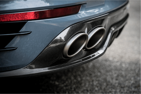 2016-2017 Porsche 911 Turbo Rear Carbon Fiber Diffuser High Gloss - View 2 | Dirty Garage