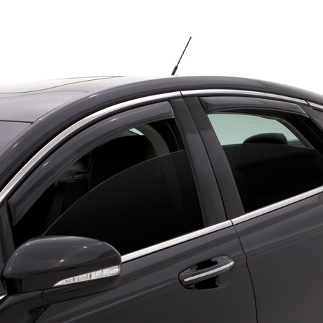 2014-2018 Impala Front & Rear Window Deflectors Smoke 4-Piece - View 4 | Dirty Garage