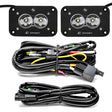 Universal S2 Sport Flush Mount Work Scene Pattern LED Work Light Clear | Dirty Garage