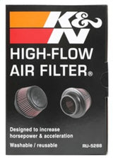 Universal Round Clamp-On Air Filter 3in Flange ID x 6in Base OD x 4.625in Top OD x 3in Height - View 6 | Dirty Garage