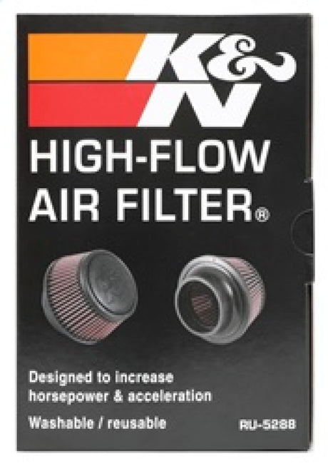 Universal Round Clamp-On Air Filter 3in Flange ID x 6in Base OD x 4.625in Top OD x 3in Height - View 6 | Dirty Garage