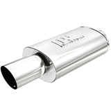 Universal Muffler w/ Tip Mag RS 14x5x8 3" 4" | Dirty Garage