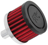 Universal Steel Base Crankcase Vent Filter .5in Vent OD x 2in OD x 1.5in Height - View 3 | Dirty Garage