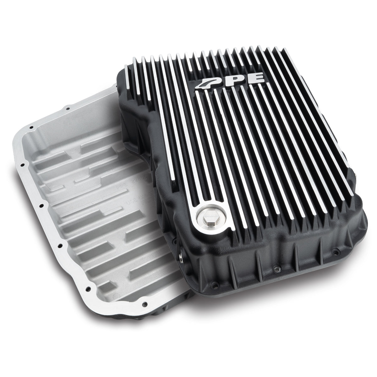 Universal Pickup 2500 w/ 68RFE Transmission Heavy-Duty Cast Aluminum Transmission Pan Brushed | Dirty Garage