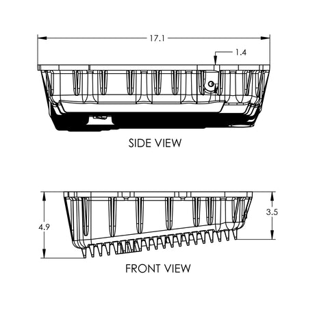 Universal Pickup 2500 w/ 68RFE Transmission Heavy-Duty Cast Aluminum Transmission Pan Brushed - View 2 | Dirty Garage