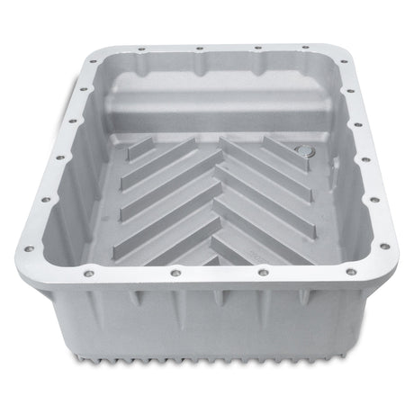 Universal 2500/3500 6.7L w/ AS69RC Transmission Heavy-Duty Cast Aluminum Transmission Pan Raw - View 4 | Dirty Garage