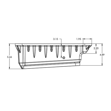 Universal 2500/3500 6.7L w/ AS69RC Transmission Heavy-Duty Cast Aluminum Transmission Pan Brushed - View 2 | Dirty Garage