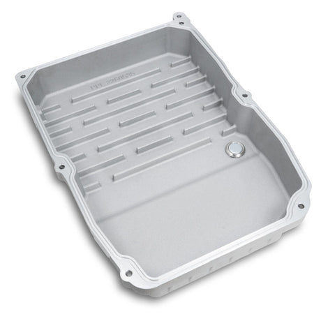 Universal w/ WA580, W5A580, NAG1 Transmission Heavy-Duty Cast Aluminum Transmission Pan Raw - View 3 | Dirty Garage