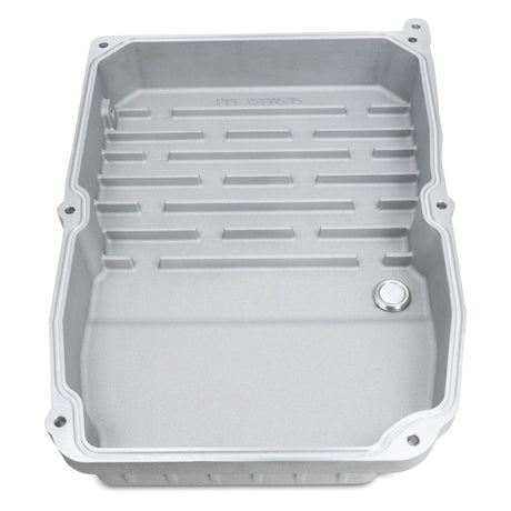Universal w/ WA580, W5A580, NAG1 Transmission Heavy-Duty Cast Aluminum Transmission Pan Raw - View 4 | Dirty Garage