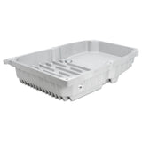 Universal w/ WA580, W5A580, NAG1 Transmission Heavy-Duty Cast Aluminum Transmission Pan Raw - View 5 | Dirty Garage