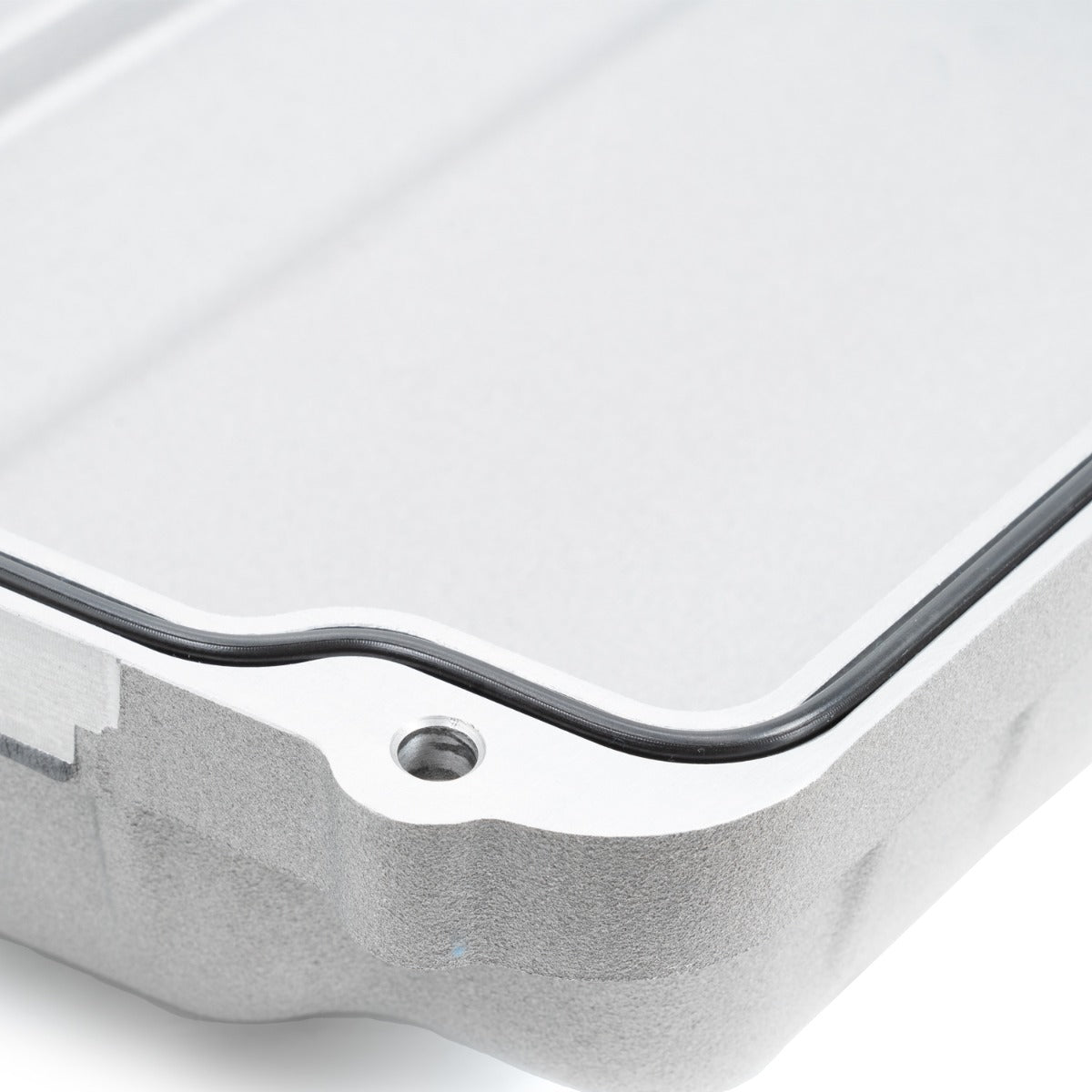 Universal w/ WA580, W5A580, NAG1 Transmission Heavy-Duty Cast Aluminum Transmission Pan Raw - View 7 | Dirty Garage