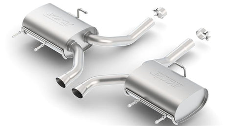 Borla 11-14 CTS Coupe V6 3.6L AT RWD/AWD Dual Ctr Rear Exit Touring Exhaust (REAR SECTION ONLY) - View 2 | Dirty Garage