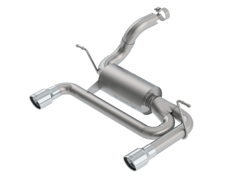 Borla 2018 Jeep Wrangler JL/JLU 3.6L 2DR/4DR ATAK SS Axle Back Exhaust w/3.5in Tips | Dirty Garage