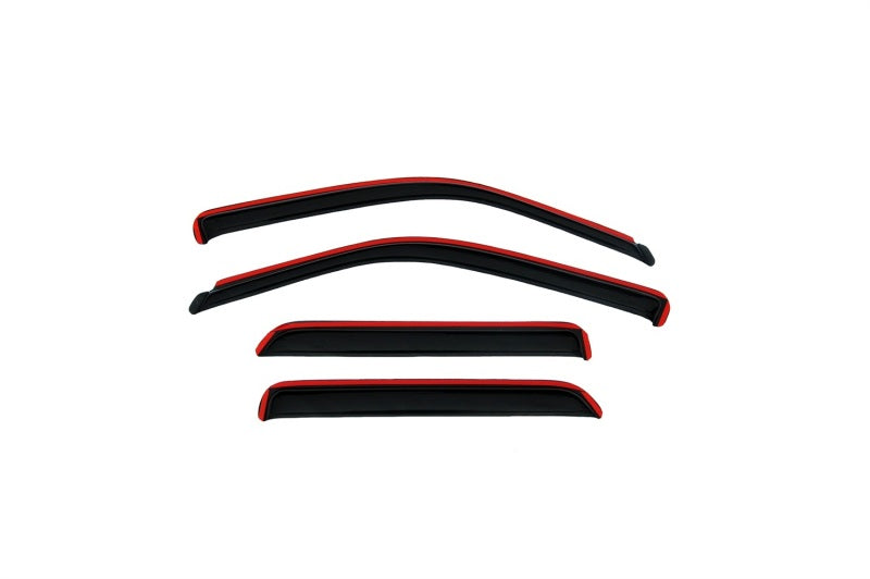 2019 GM 1500 Crew Cab Ventvisor In-Channel 4-Piece Smoke - View 8 | Dirty Garage