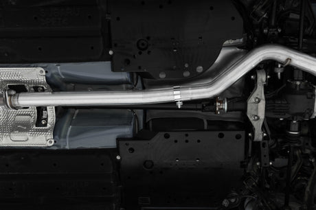MBRP 2022 Subaru WRX 2.4L 3in Cat Back 5in OD w/ Single Burnt Tip - T304 - View 2 | Dirty Garage