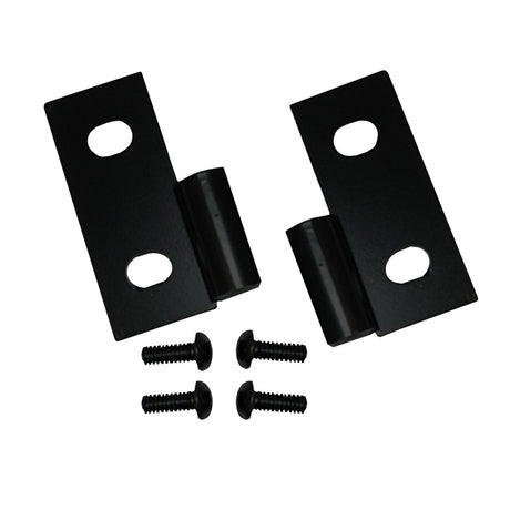Rugged Ridge 76-06 Jeep CJ / Jeep Wrangler Black Lower Door Hinge Brackets | Dirty Garage